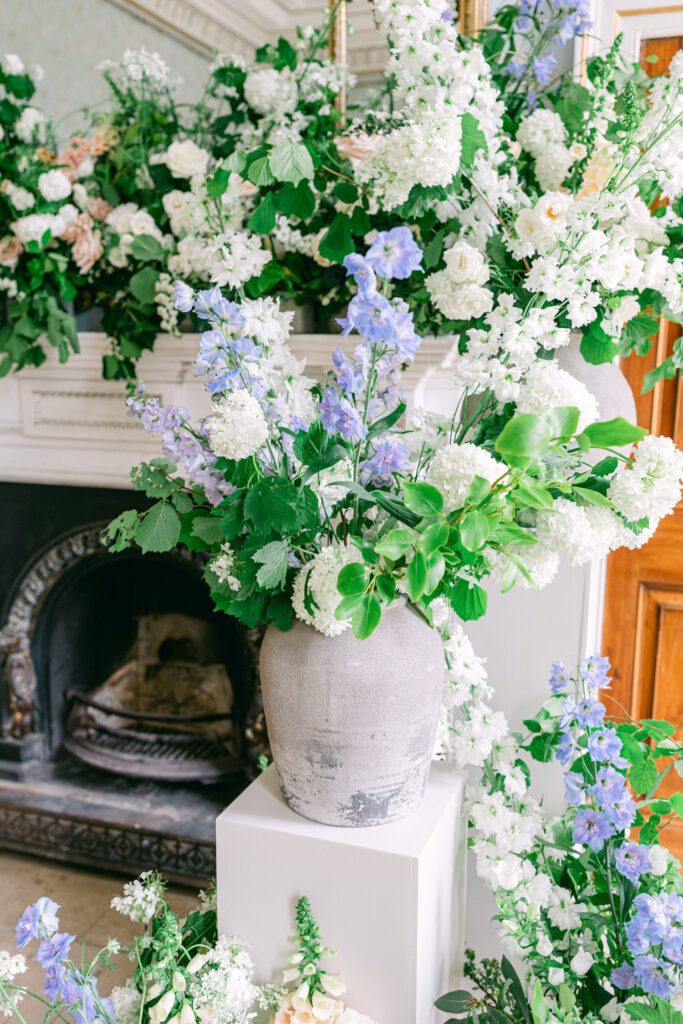 Luxury wedding flowers for a Devon wedding