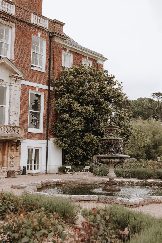 Pynes House Exclusive Use Venue Fountain